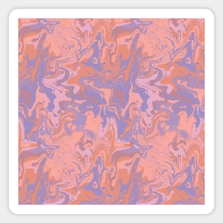 Material Girl Marble - Digital Paint Spill Sticker